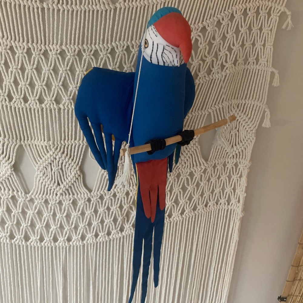 Vintage parrot decoration
